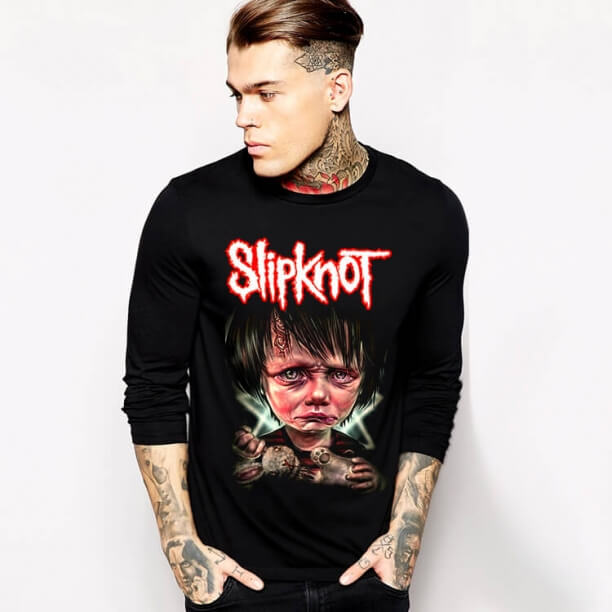 Cool Slipknot Slipknot cu mânecă lungă T-shirt pentru bărbați