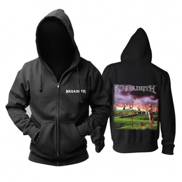 Camisa de suor fresca da música do metal do Hoodie de Megadeth dos Estados Unidos