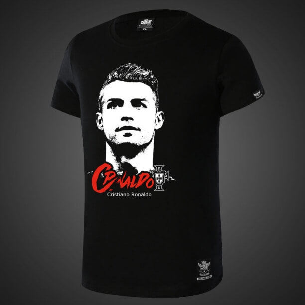 Camiseta Cristiano Ronaldo Preto