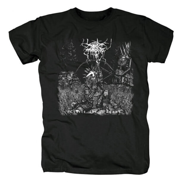 Darkthrone Circle The Wagons T-Shirt Black Metal Shirts