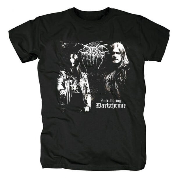 Darkthrone Introduktion Tee Shirts Sort Metal Band T-shirt