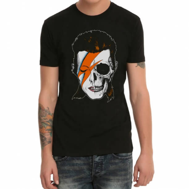 David Bowie Band Rock Tshirt Black Heavy Metal 