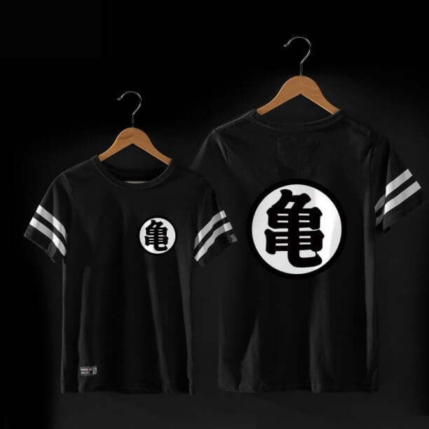 DBZ Kame Sennin Black Tshirt til mænd