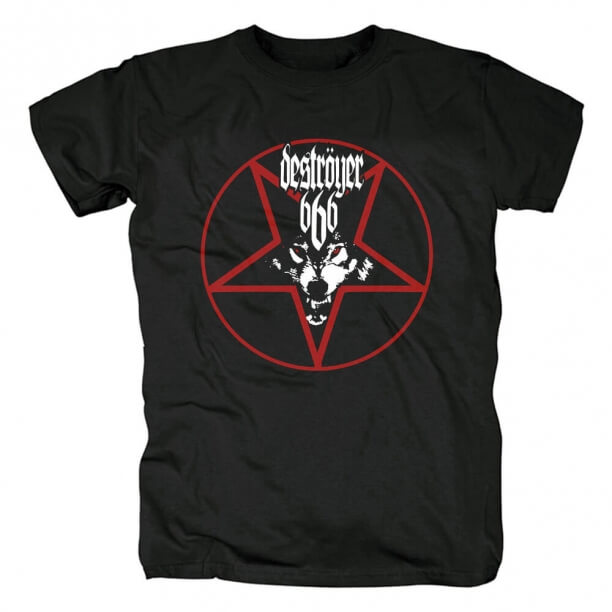 T-Shirt in metallo Destroyer666 Tees Australia