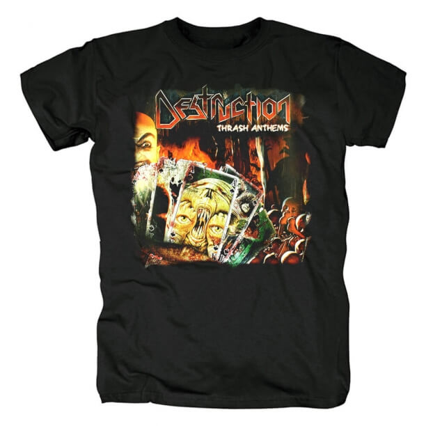 Destruction Band Thrash Anthems Tee Shirts Metal T-Shirt