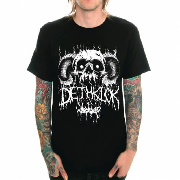 Dethklok Band Shirt Heavy Metal Black Tee Wishiny 4364