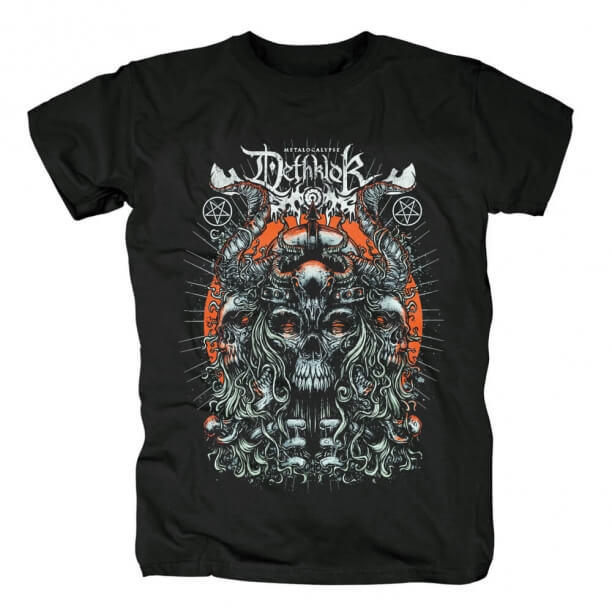Dethklok Tee Shirts Hard Rock Skull Rock T-Shirt | WISHINY