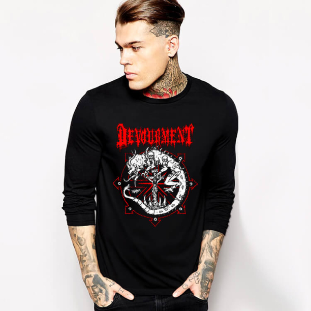 Devourment Long Sleeve T-Shirt Rock Tee 