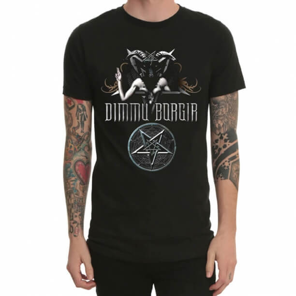 Dimmu Borgir dài tay áo T-Shirt Rock kim loại ban nhạc