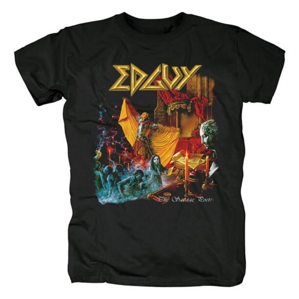 Edguy Savage Şiir Tişörtleri Metal Kaya T-Shirt