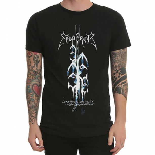Emperor Rock T-Shirt Heavy Metal Band Black