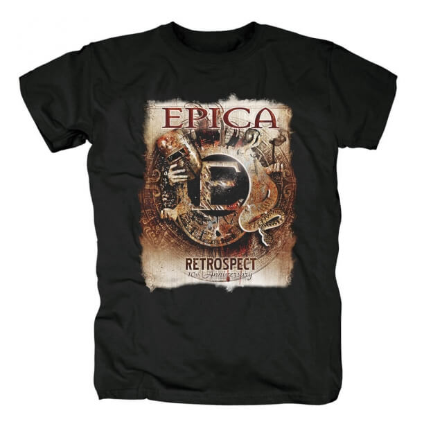 Epica Retrospect: 10th Anniversary T-Shirt Netherlands Metal Shirts