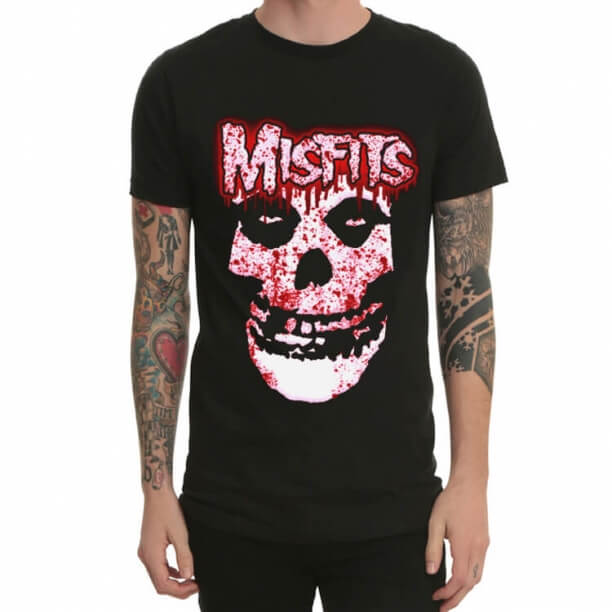 Moda Misfits Heavy Metal Rock Tee camasa