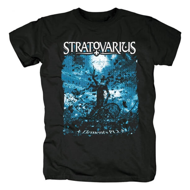 T-Shirt Stratovarius Tees in metallo finlandese Hard Rock Band