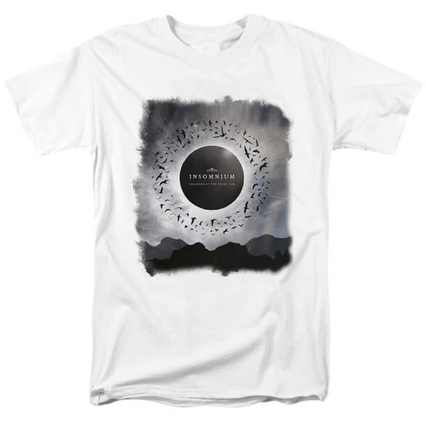 Finlanda Shadows Insomnium of the Dying Sun T-Shirt Metal Tees Graphic