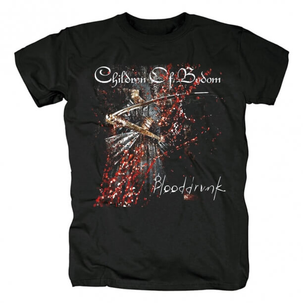 Faixa de rock do punk do metal de Finlandia T-shirt Crianças do t-shirt de Bodom