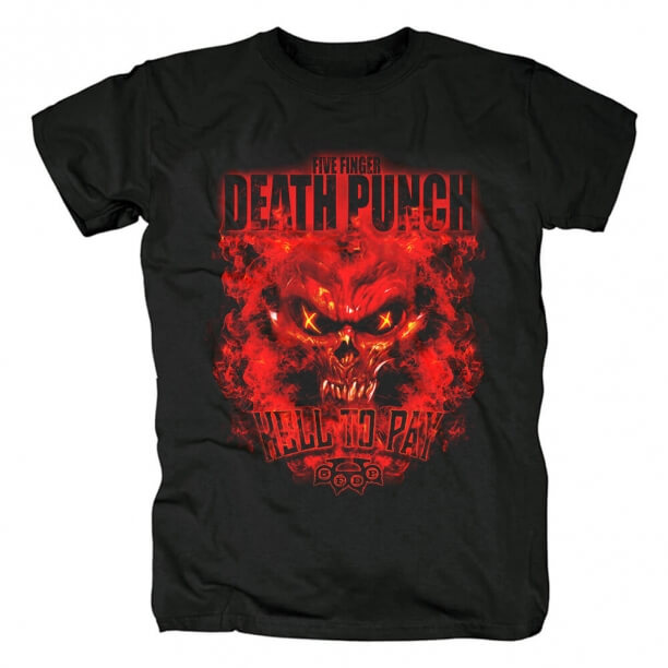 Five Finger Death Punch Hell To Pay Tee Shirts California Metal Rock T-Shirt