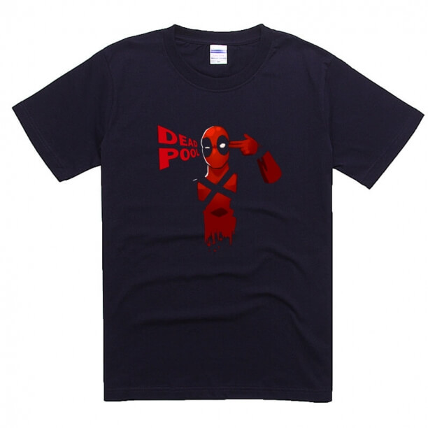 Tshirt engraçado do caráter do deadpool da maravilha