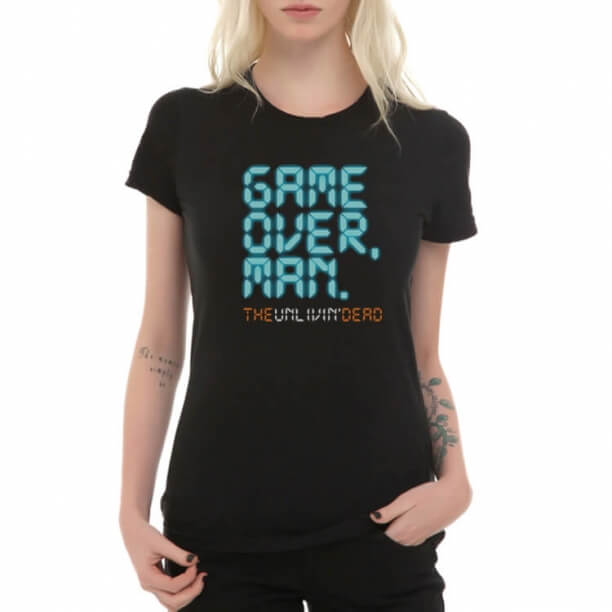 Game Over Black T-Shirts cho nữ