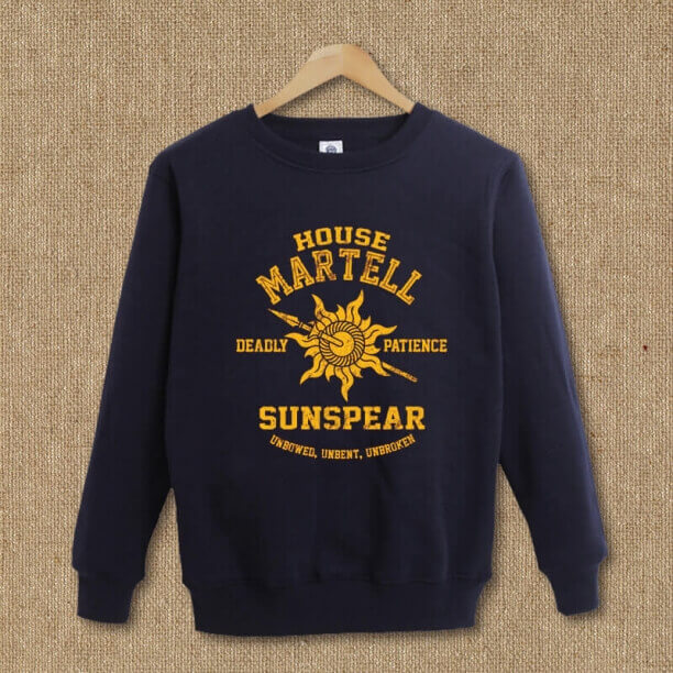 Taht Oyunları Kazak Hoodie House Martell Sweatshirt