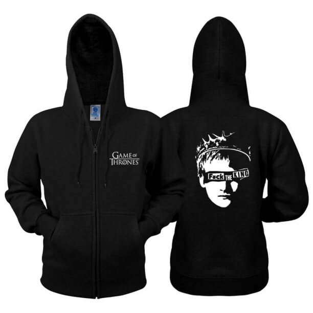 Hoodie do jogo dos tronos Fuck o rei Moleton Com Capuz