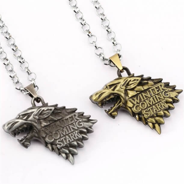 Game of Thrones House Stark Necklace