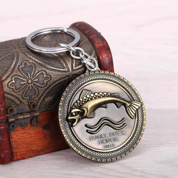 Game of Thrones House Tully Key Rings