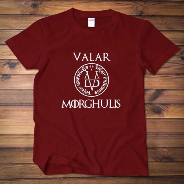 Game Of Thrones Tshirt VALAR MORGHULIS Black Tee