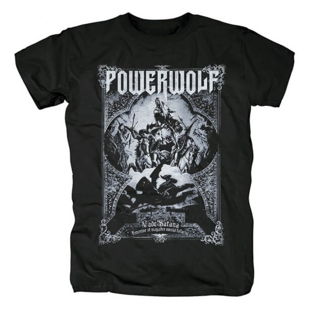 Germany Powerwolf T-Shirt Metal Rock Graphic Tees