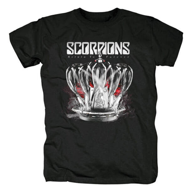 Tyskland Scorpions Lovedrive censureret T-shirt Metal Rock Band Grafiske T-shirts