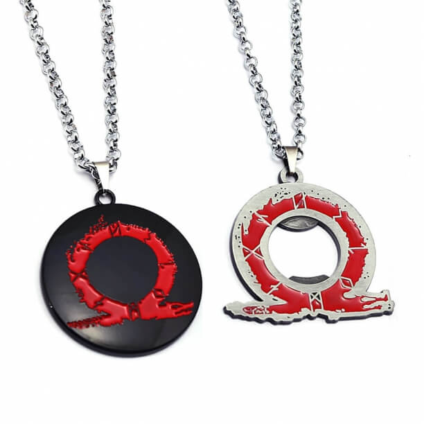 God of War 4 Logo Necklace Opener Pendant