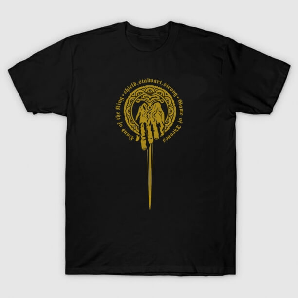 Gold Color Hand of King Tshirt