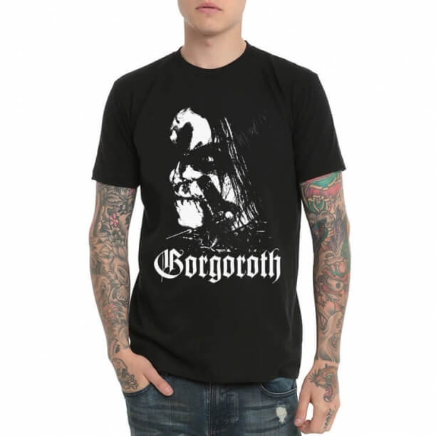 Gorgoroth Black Heavy Metal Rock T-Shirt Black