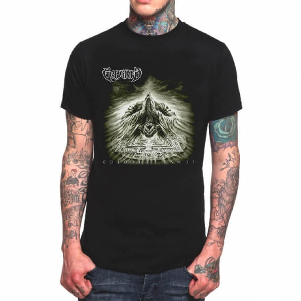 Gorguts Band Rock T-Shirt Černý Heavy Metal T-Shirt