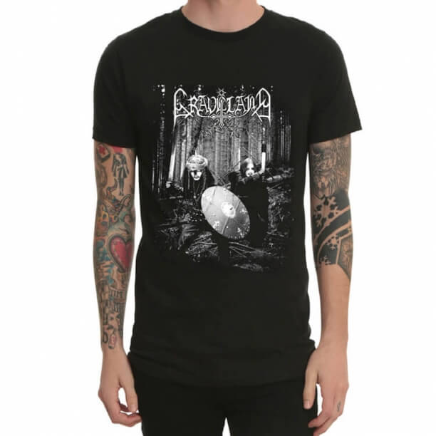 Graveland Dark Heavy Metal Rock T-Shirt Negru