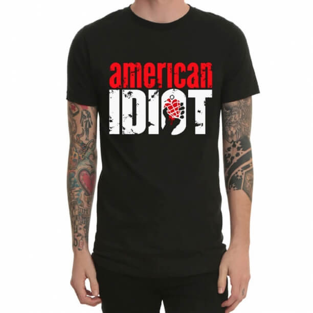 T-shirt da uomo Green Day Rock Band per uomo