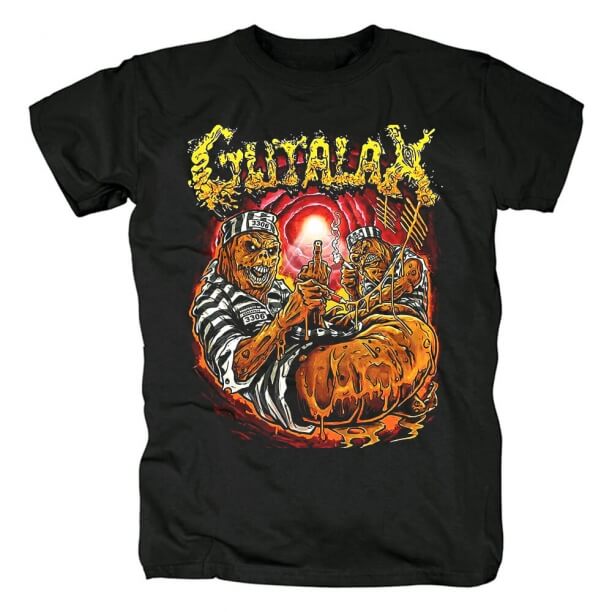 Gutalax Tshirts Tjekkiet Hard Rock Metal Band T-shirt