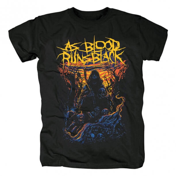 Hard Rock Graphic Tees as Blood Run Black T-Shirt