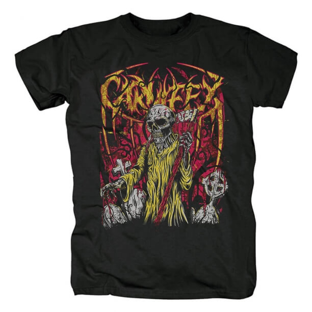 Hard Rock Skull Graphic Tees Carnifex T-Shirt