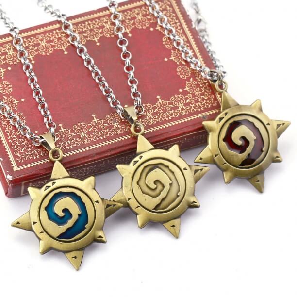 Hearthstone Logo Necklace Pendant