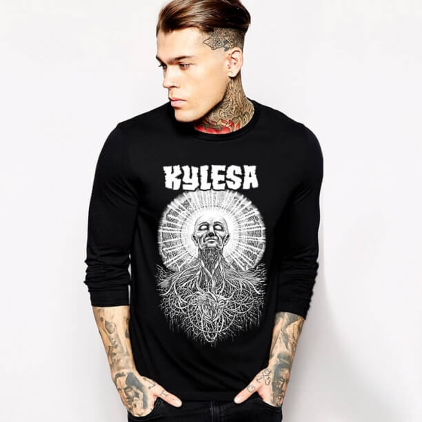 Heavy Black Metal Kylesa Long Sleeve Tshirt for Mens 