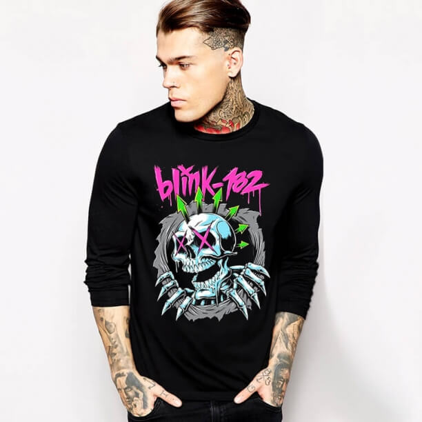 Ağır Metal Blink 182 Uzun Kollu T-Shirt