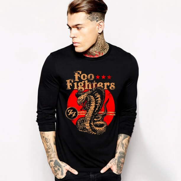 Heavy Metal Foo Fighters Long Sleeve Tshirt