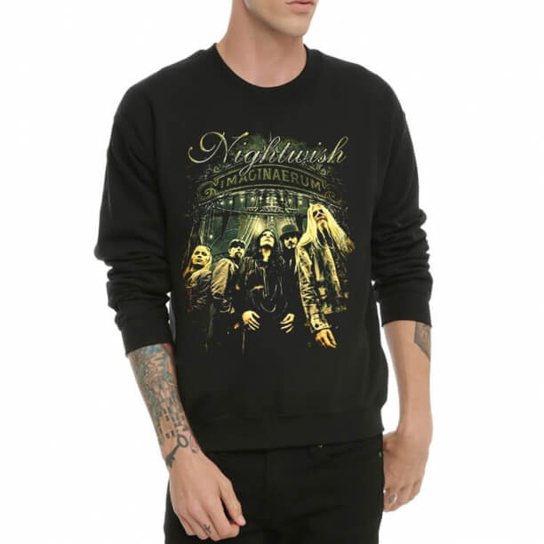 Ağır Metal Nightwish Ekip Boyun Hoodie