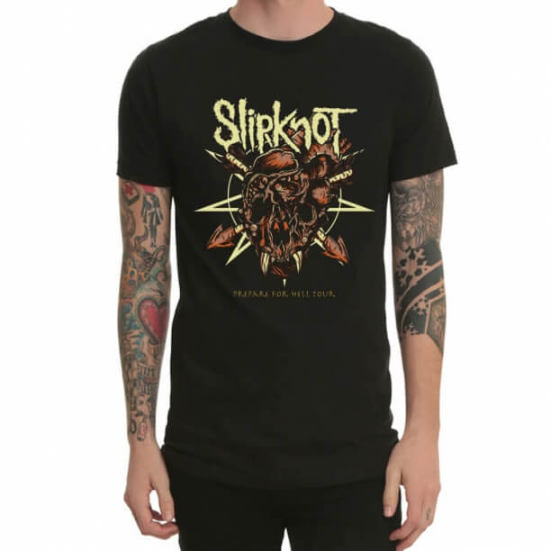 Ağır Metal Sliprock Baskı T-Shirt Siyah