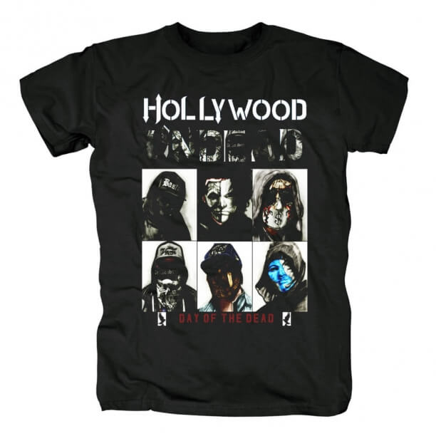 Tag Hollywood Undead des toten T-Shirts Metallfelsen-T-Shirts