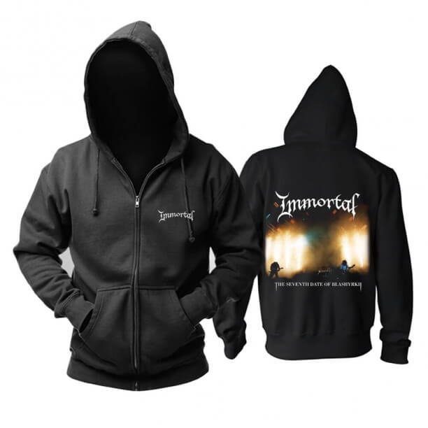 Ölümsüz Hoody Norveç Metal Punk Rock Hoodie