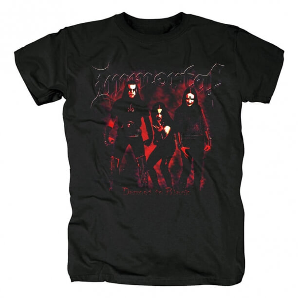 Immortal T-Shirt Norway Black Metal Punk Rock Tshirts