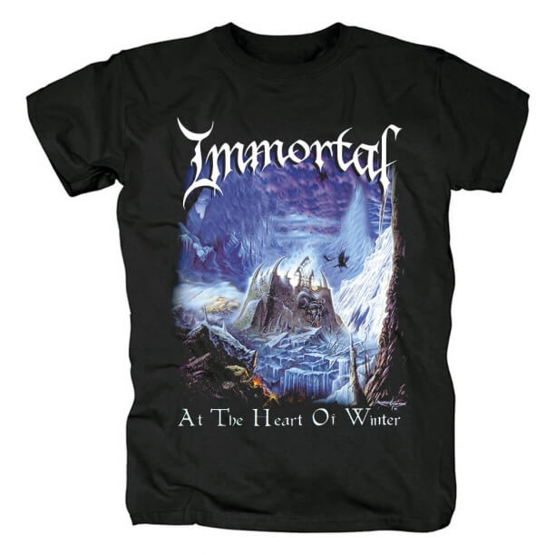 Immortal Tee ShirtsノルウェーメタルロックTシャツ