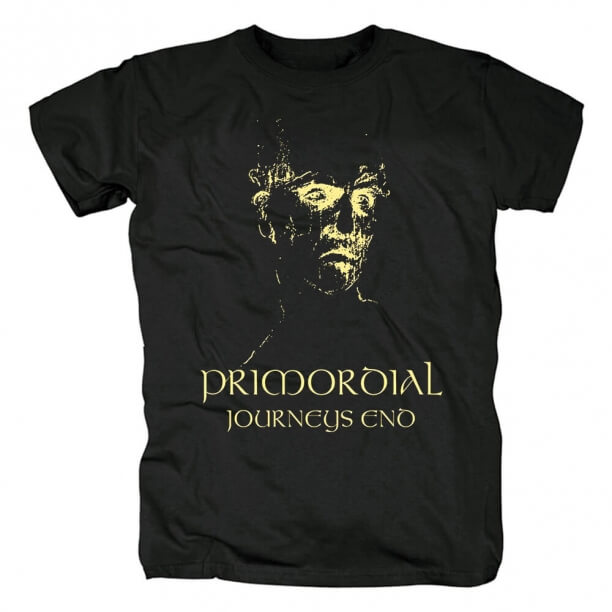 Tricou primordial din Irlanda Teeuri grafice din metal negru rock